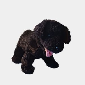 Ty Black Labrador Stuffed Animal Dog Plush 15" Long 1994